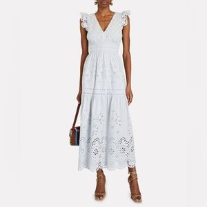 Intermix Broderie Anglaise Voile Maxi Dress
